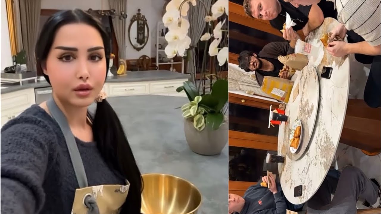 سويت فطور🌙لأصدقاء معاد الأمريكان جنو عالقطايف والسمبوسه😍فخامة قصر هند القحطاني