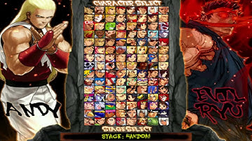CAPCOM VS. SNK: TAG TEAM 3.0- AKUMA & ANDY VS. DONOVAN & EVIL RYU 11-12-25 #gaming #mugen