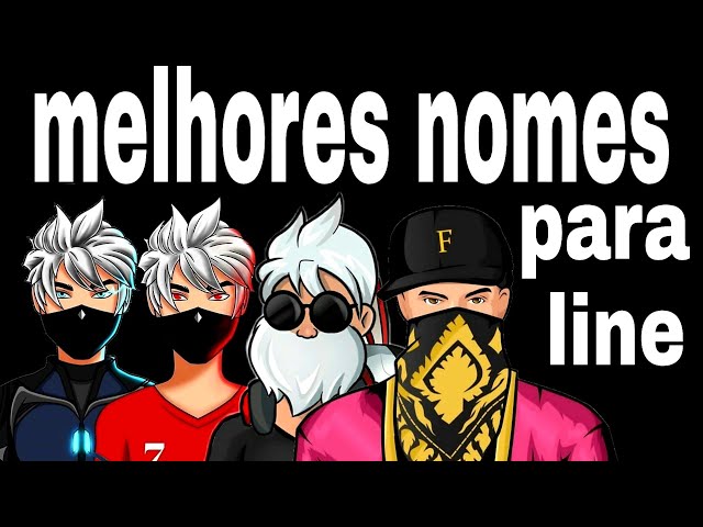 TOP 10 NOMES PARA LINE FEMININO NO FREE FIRE!!! 