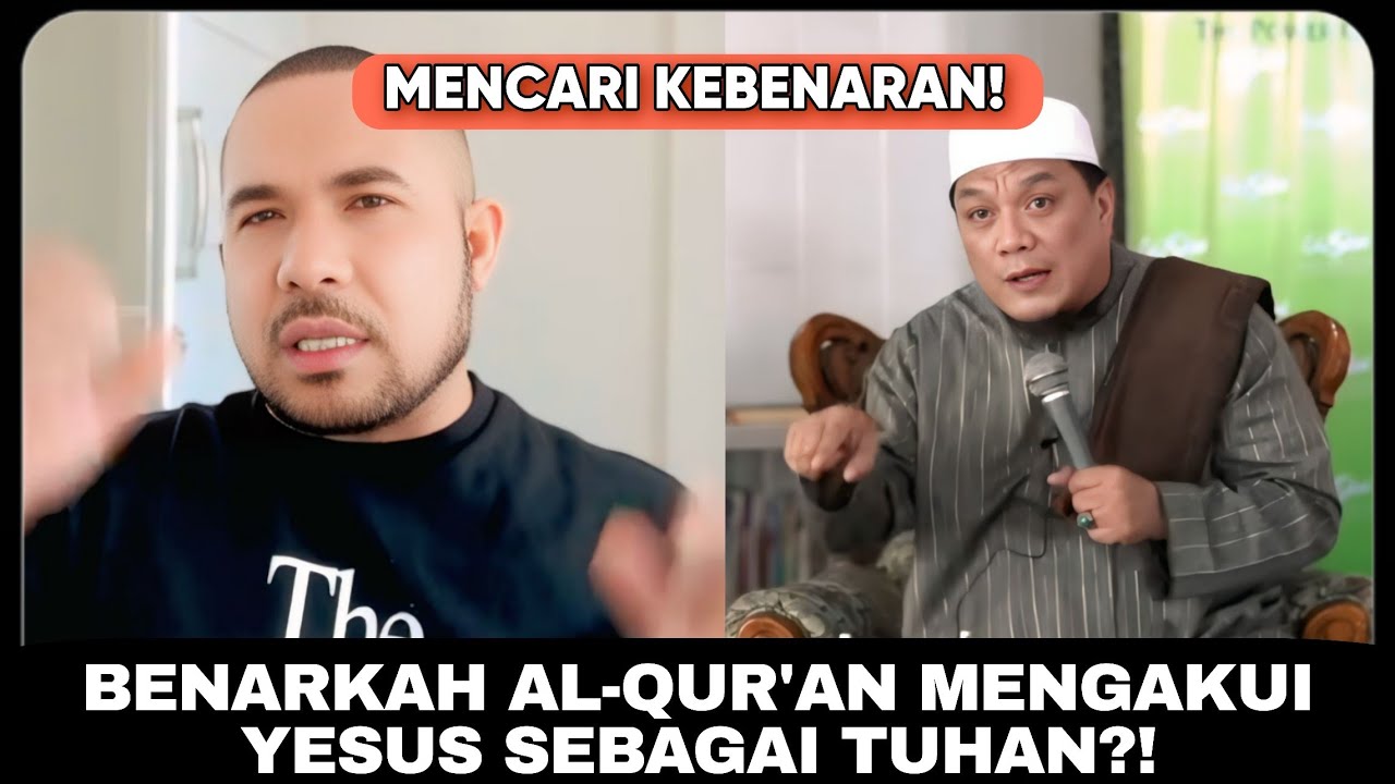 Benarkah Al-Qur’an Mengakui Yesus sebagai Tuhan⁉️ Pandangan Ustadz Yahya Waloni & Pendeta Mel Atock❗