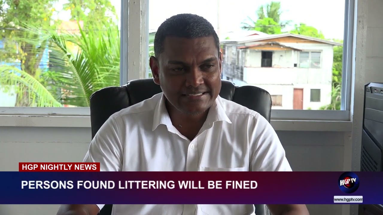 PERSONS FOUND LITTERING WILL BE FINED