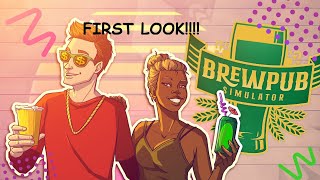 brewpub simulator first look at gameplay #firstlook #earlyaccess