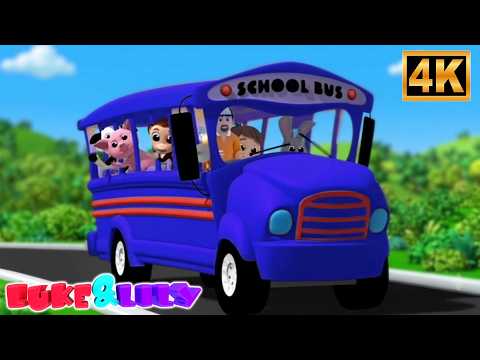 Las ruedas del autobús Canciones infantiles y más canciones para niños
