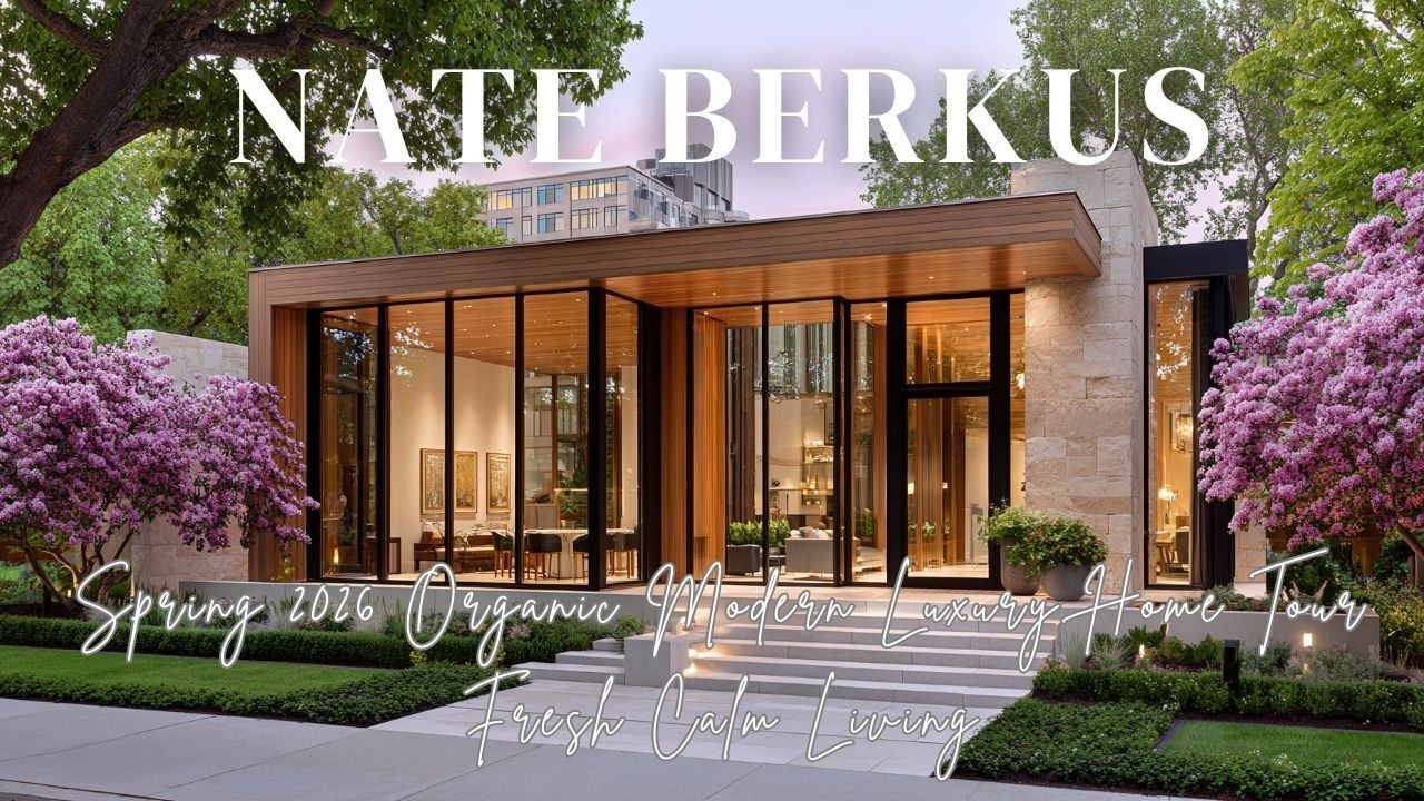 Spring 2026 Organic Modern Luxury Home Tour  Fresh Calm Living Inspired by Nate Berkus