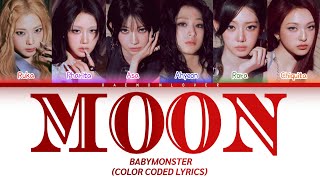 Babymonster Moon | Color Coded Lyrics