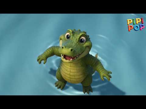 🐊🧃 Croco, o Crocodilo — Hora do Lanche