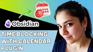 How to do time blocking in Obsidian with Calendar plugin screenshot 1