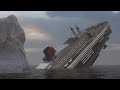 Queen Mary 2 sinks just like Titanic