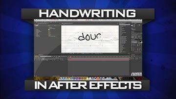 Handwriting Animation in After Effects CS6