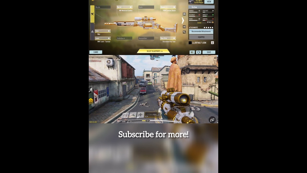 THE BEST GUNSMITH FOR AGGRESSIVE OUTLAW! ⚡