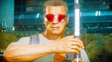 Mortal Kombat 11 PC - Terminator Death Metal Skin Performs Intro Dialogues Vs All MK11 Characters