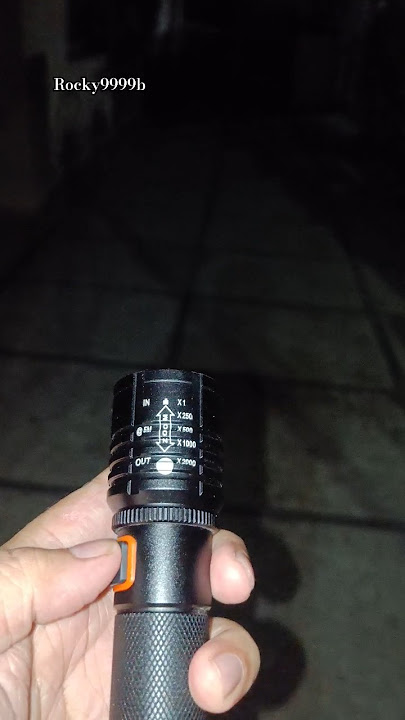 Focus Zoom Torch Light with 3 Modes Adjustable for Emergency Activities MZ-035#shorts