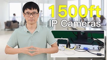 How to Wire 1500ft Cat6 Cable to PoE NVR from IP camera