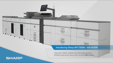 Sharp MX6500N & MX7500N Multifunction Printer / Copier