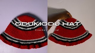 Crochet tutorial: How to Crochet Odumodublvck Hat #Crochet #Odumodublvck
