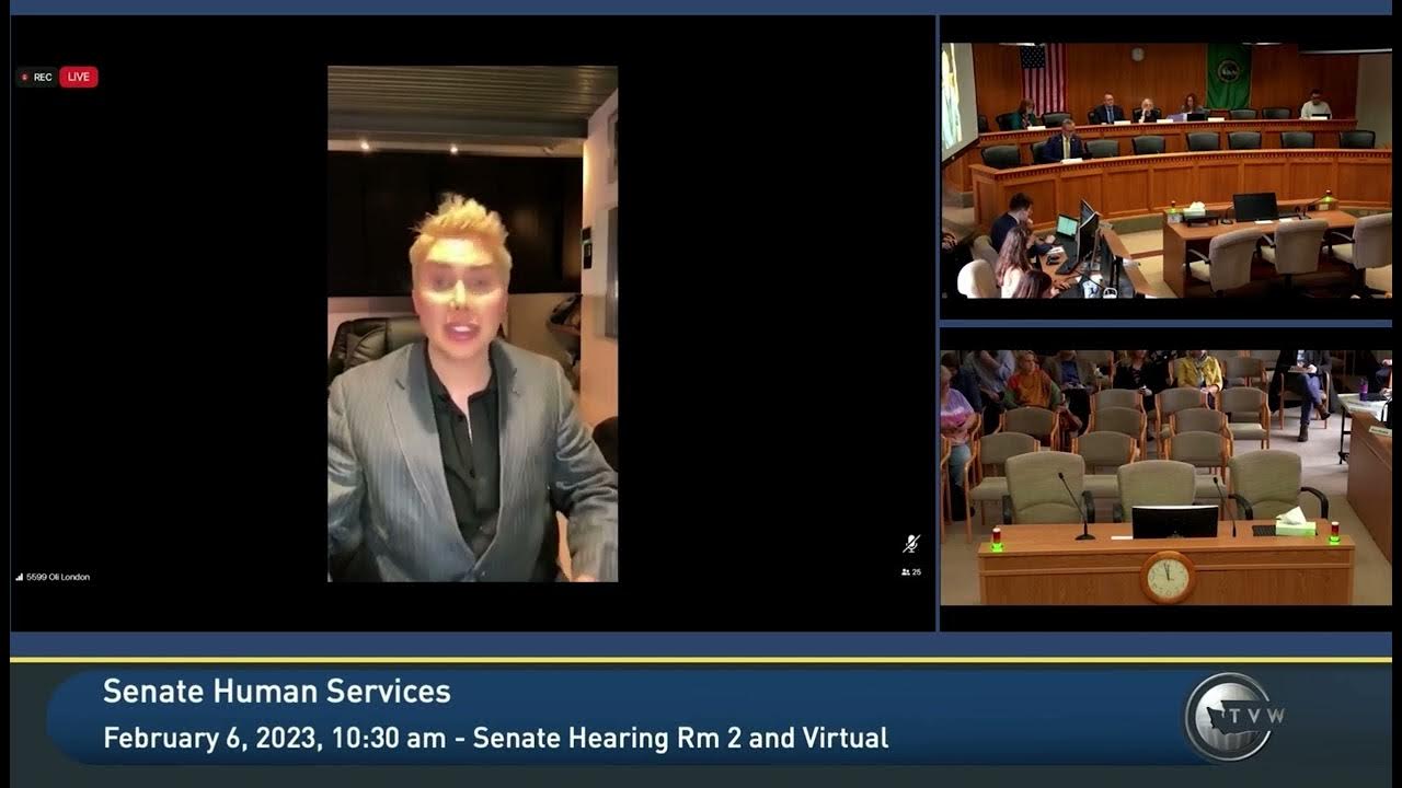 Washington State Senate Bill SB 5599 Oli London Testimony YouTube