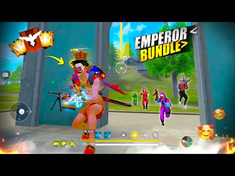 FREEFIRE 🔥Emperor's New Clothes Bundle 🤯 Solo vs Squad 🎯 Garena free fire || PK GAMERS #freefire