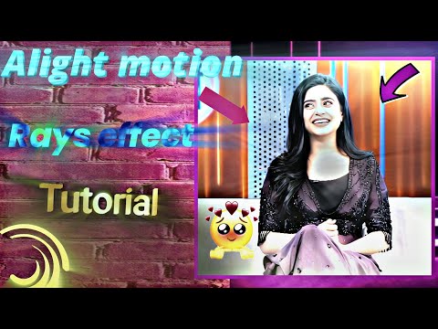 Alight motion rays effect tutorial | Rays Tutorial like Ae | 🥵 | character rays effect | iconicedits