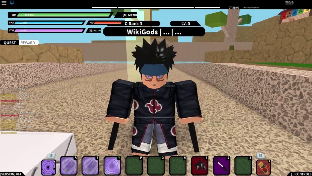 Rinnegan Fixed Roblox Nrpg Beyond Update 064 Youtube - roblox naruto beyond codes 064