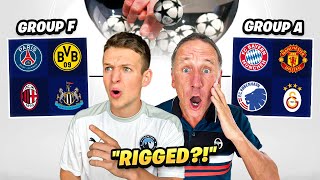 REACTING TO 23/24 CHAMPIONS LEAGUE DRAW