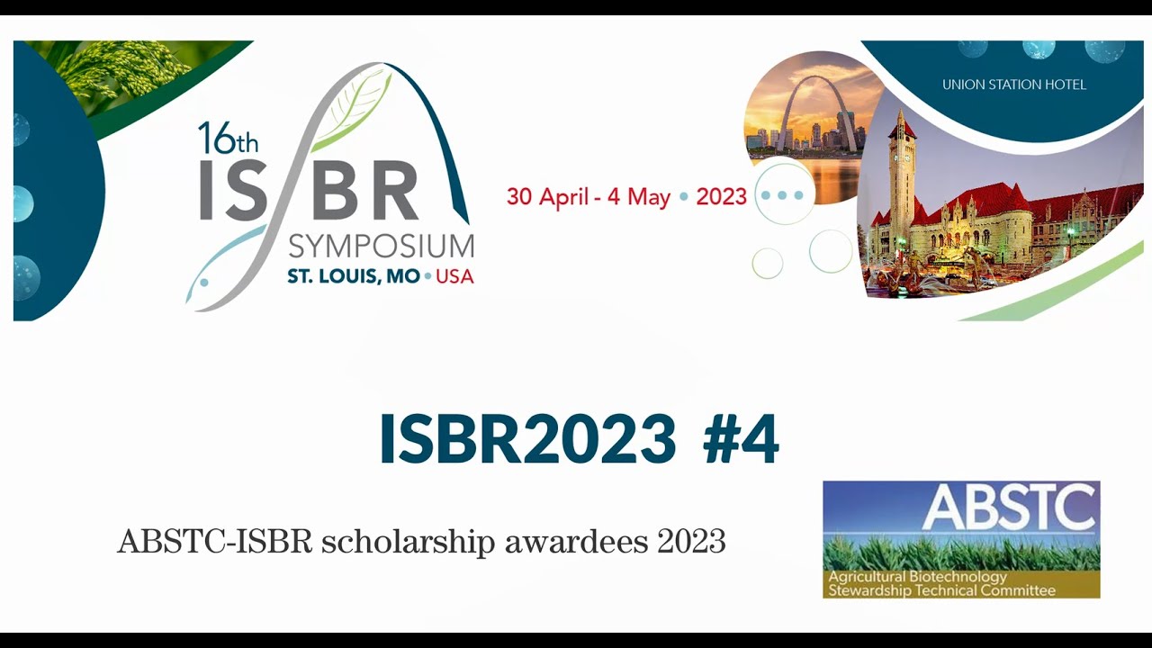 #ISBR2023: ABSTC-ISBR Scholarship Awardees 2023 - YouTube