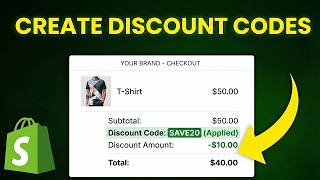 How to Create And Set Up Discount Codes On Shopify (Step-by-Step)
