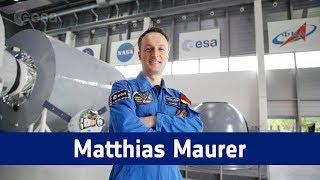 Esas Newest Astronaut Matthias Maurer