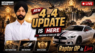 Raptor OP LIVE 🔴 | BGMI 4.4 UPDATE IS HERE 🔥 #bgmi #viral #shorts #trending#gameplay
