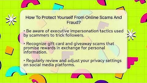 How To Protect Yourself From Online Scams And Fraud? - Everyday-Networking