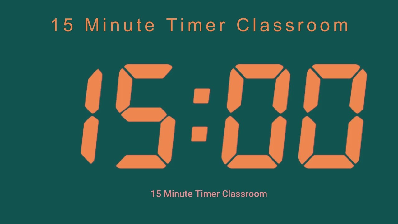 15 Minute Timer Classroom