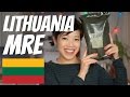 LITHUANIAN Military Ration Taste Test | Lithuania MRE