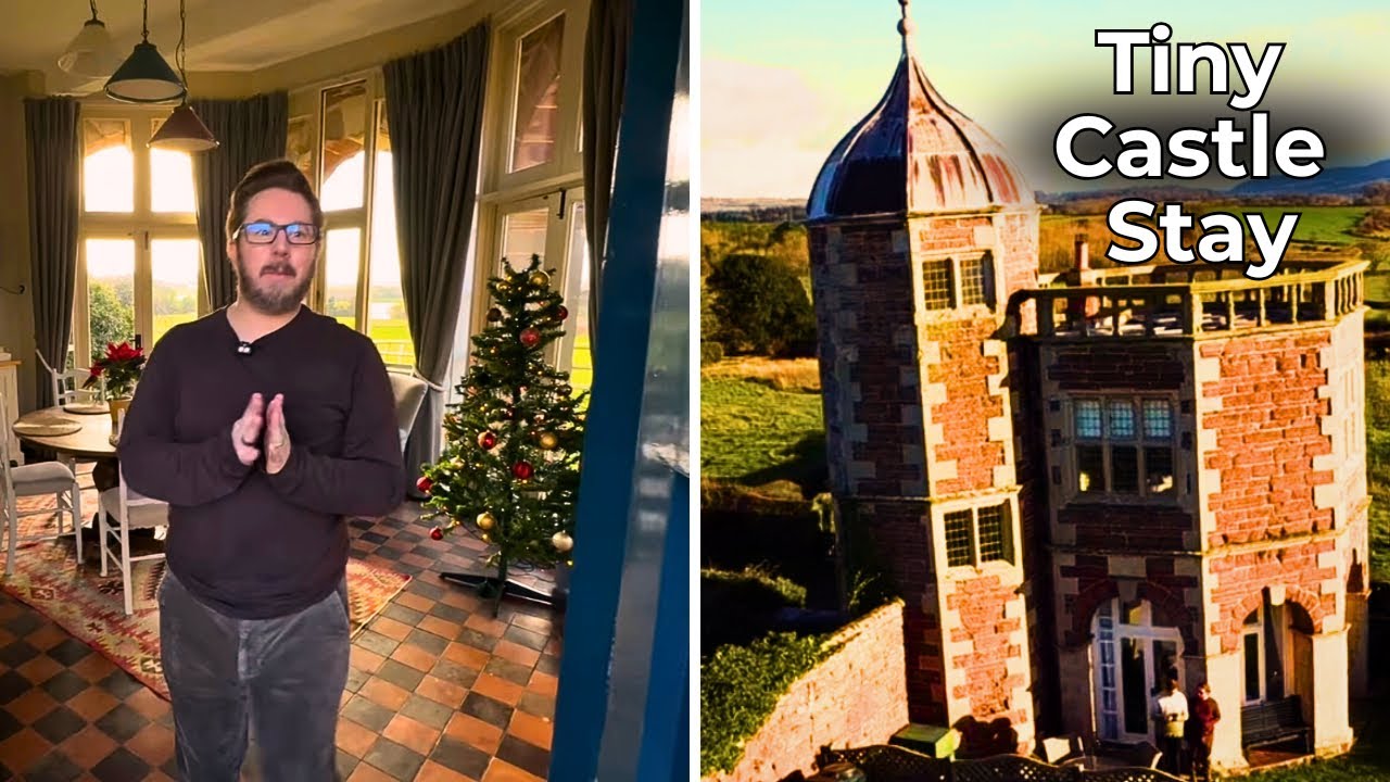 Escaping to a Tiny Castle Tower in the English Countryside (Cozy Winter Vlog)