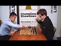 ROOK WIN QUEEN!! NO.1 Magnus Carlsen BEAT Ding Liren || Blitz chess 2019 Champions showdown