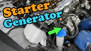 2011-2015 Hyundai Sonata Hybrid Starter Generator Replacement