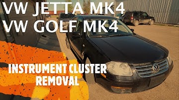 Volkswagen Jetta / Golf MK4 - INSTRUMENT CLUSTER REMOVAL / REPLACEMENT
