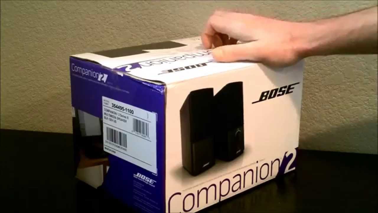 bose companion 2 series speakers