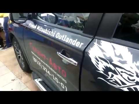 Установка доводчика дверей SLAMSTOP Mitsubishi Outlander в СПб.