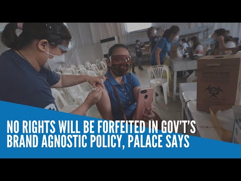 No rights will be forfeited in gov’t’s brand agnostic policy, Palace says