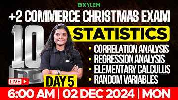 Plus Two Commerce - Statistics | Chapter 1 To 4 | Christmas Exam | Xylem Plus Two Commerce
