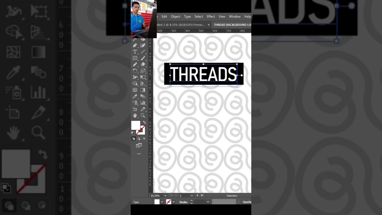 How to design a Threads app background Step By Step