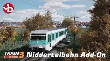 Hugging Trees on Train Sim World 3: Niddertalbahn