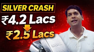 Silver Crash Explained | ₹ 4.2 Lakh से ₹ 2.5 Lakh – क्या हुआ Market  में? | Silver Bubble Reality ?