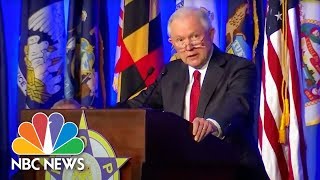Jeff Sessions Announces Lifted Restrictions On Military Gear For Police | NBC News