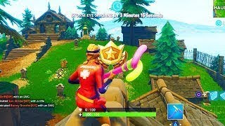 Defi Fortnite Semaine 7 Terrain De Foot - defi suivre la carte au tresor de snobby shores sur fortnite