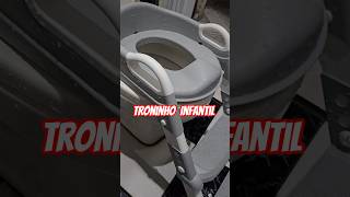 Troninho Infantil Com Escada Dobrável Antiderrapante