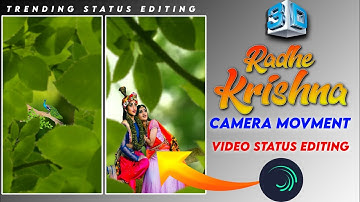 Alight Motion Video Editing|3D Camera Movment Radha Krishna Video Editing|Alight Motion Tutorial