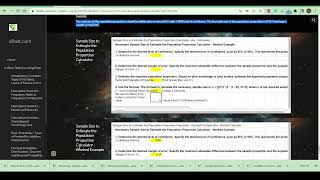 How to Determine the Necessary Sample Size in Order to Estimate a Proportion
