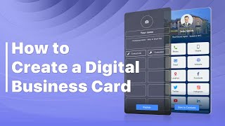 How to Create a Digital Business Card + QR CODE