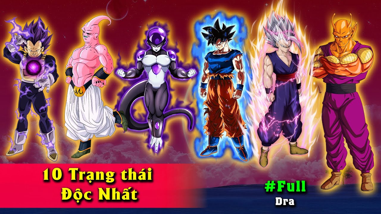 vua bắn cá club 10 Dạng Biến Hình ĐỘC NHẤT trong Dragonball