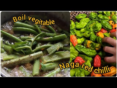 ARUNACHAL PRADESH #MIAO#😋 COOKING BOIL VEGETABLE 🥒🍆🥒 SABJI IN VILLAGE LIFE